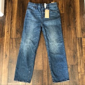 New Madewell Classic Straight Leg Jeans 26